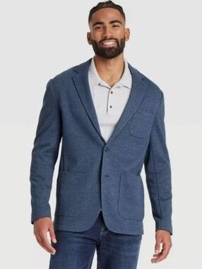 Goodfellow & Co Blue Knit Sport Coat
